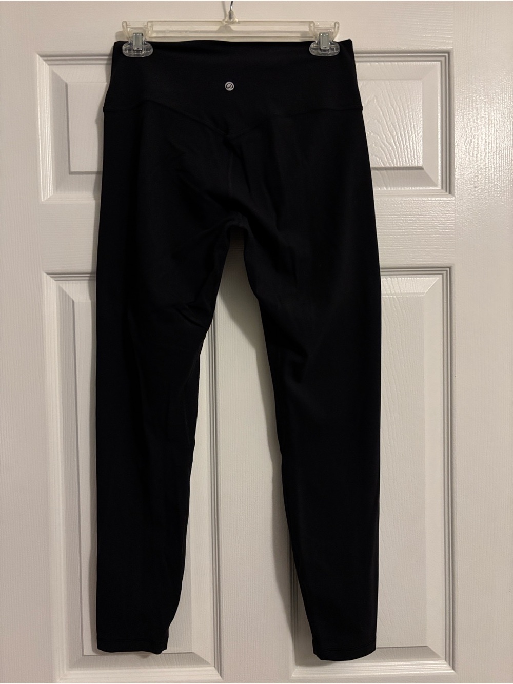 Women’s Black Leggings with Reflective Logo